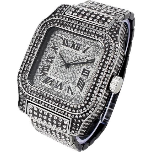 Other - Mens Fully Iced Out Luxury Diamond Watch